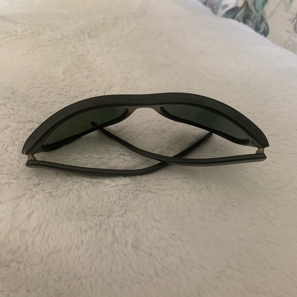 VINTAGE B&L RAY-BAN L2870 YNAO UV CRYSTAL BLACK EBONY BALORAMA WRAP SUNGLASSES - Picture 4 of 9